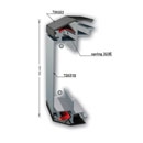 Double sided clip frame 150mm &amp; 100mm