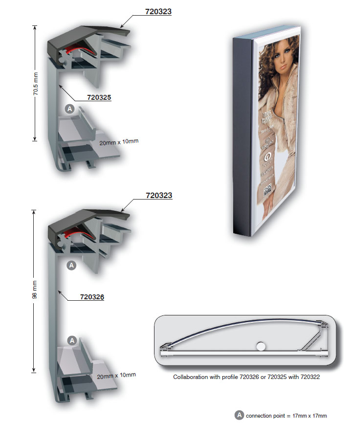 aluminum clip lightbox