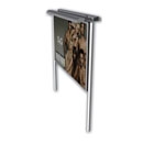 Outdoor double siided front-lit sign